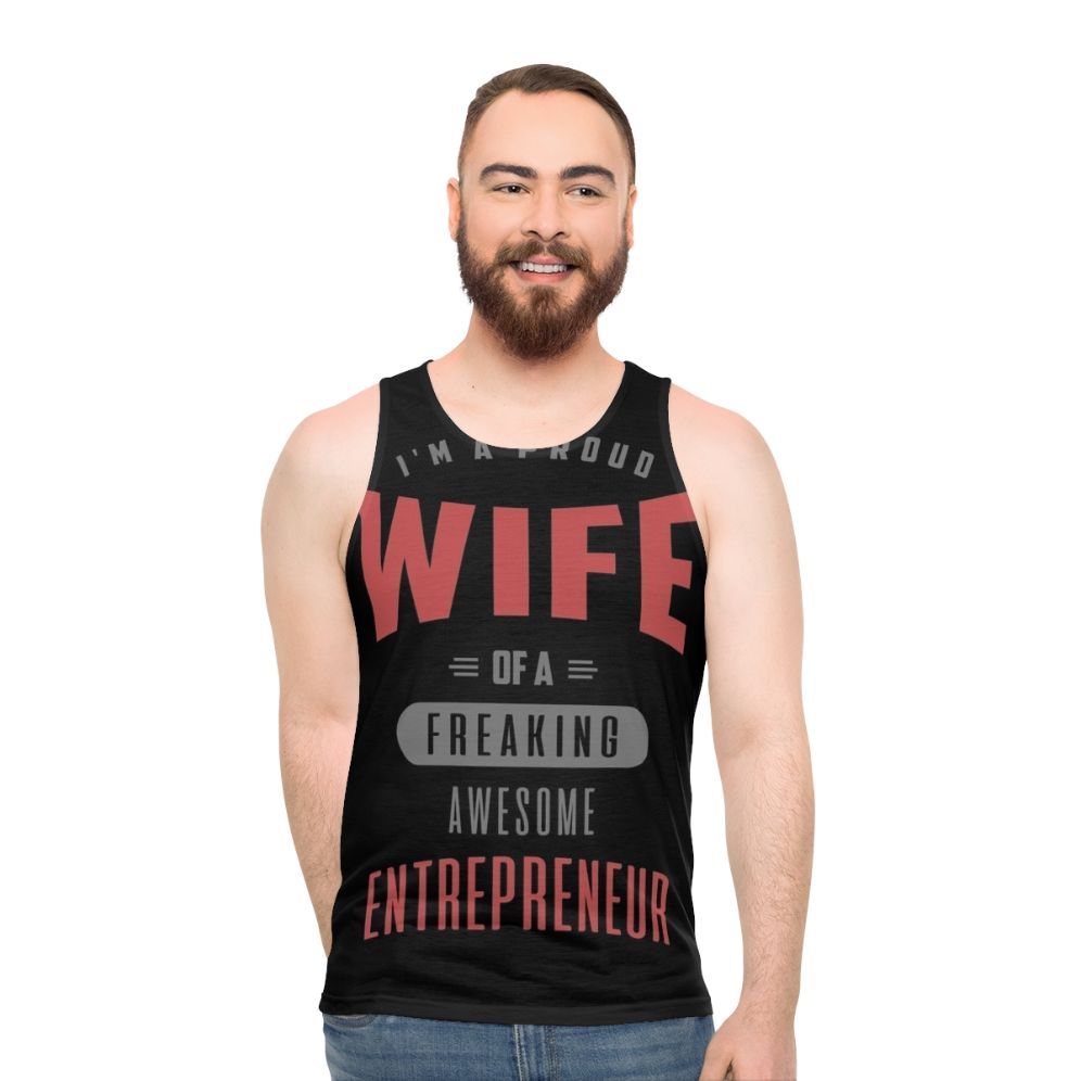Entrepreneur Unisex Tank Top with Motivational and Inspirational Design