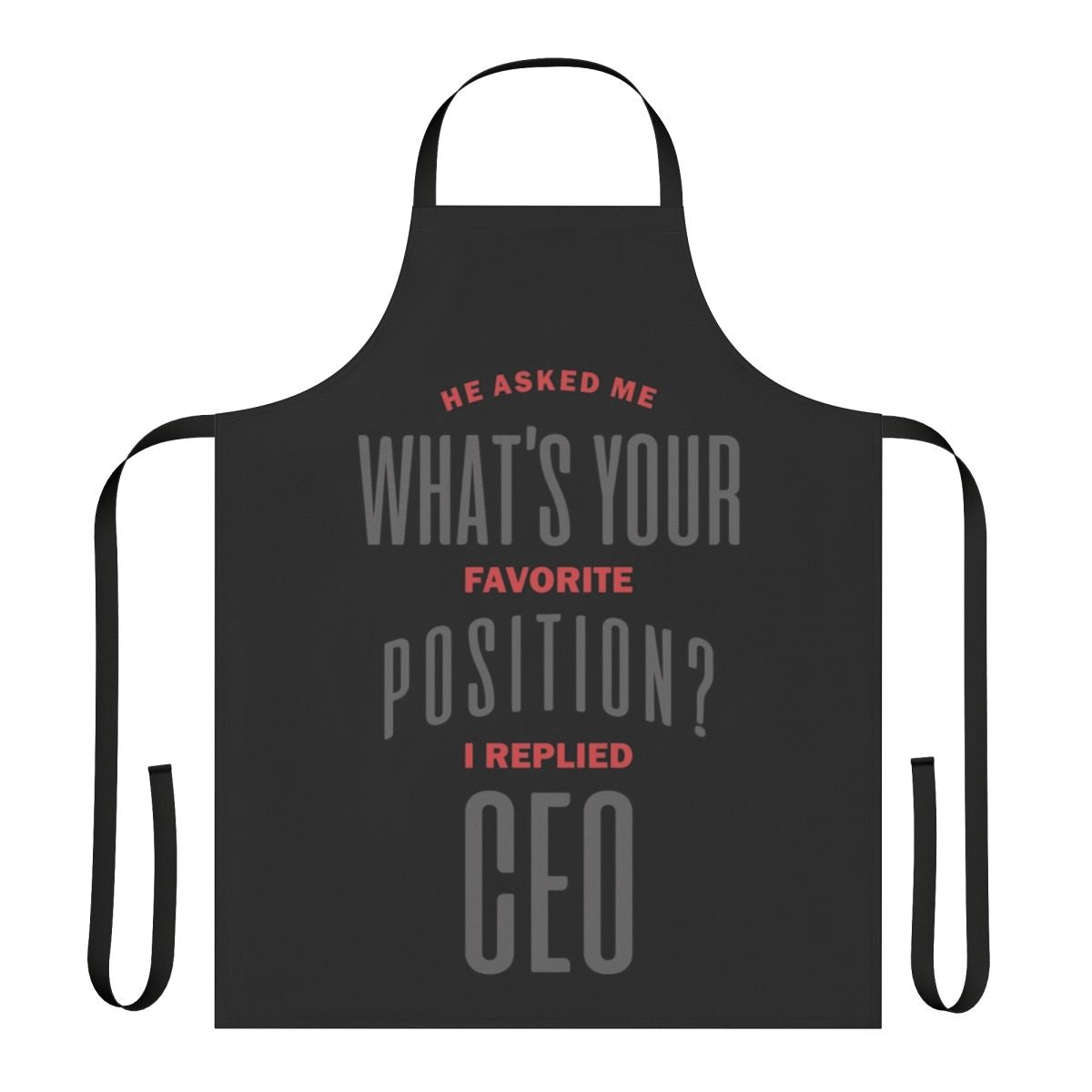 Entrepreneur wearing an apron with motivational CEO t-shirt design