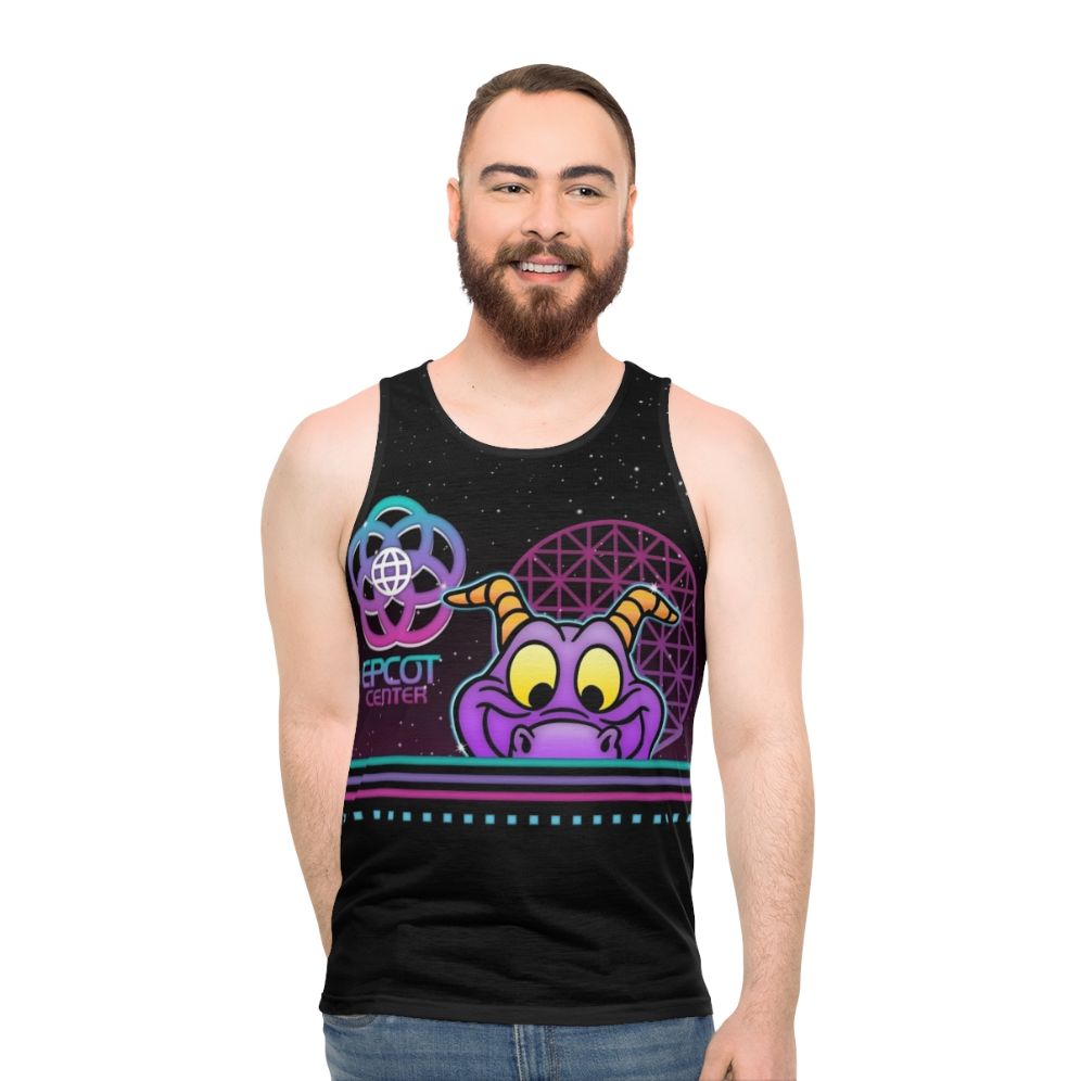 Epcot Figment 80s Unisex Tank Top
