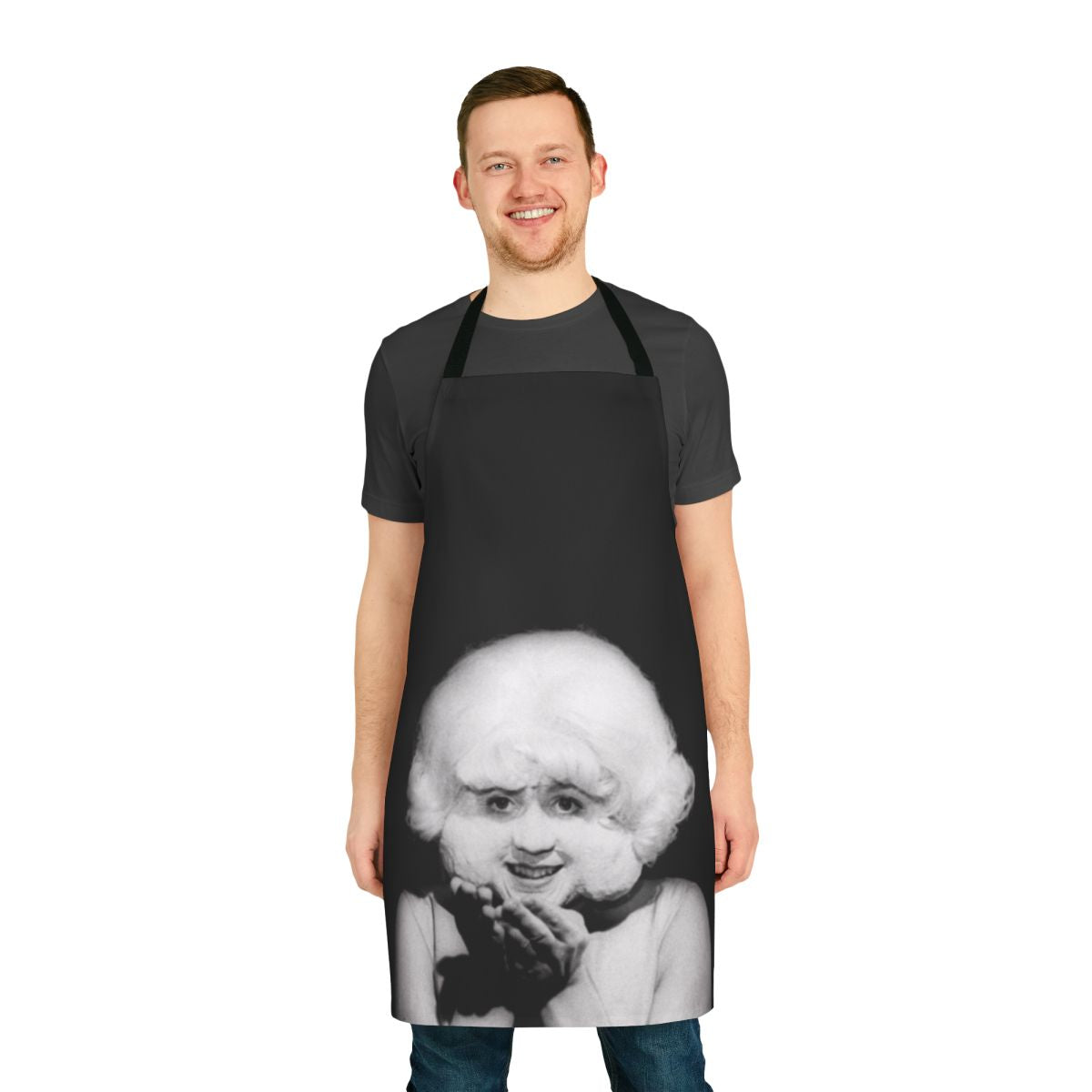 "Eraserhead-inspired lady in the radiator apron featuring a unique design for fans of the cult classic film"