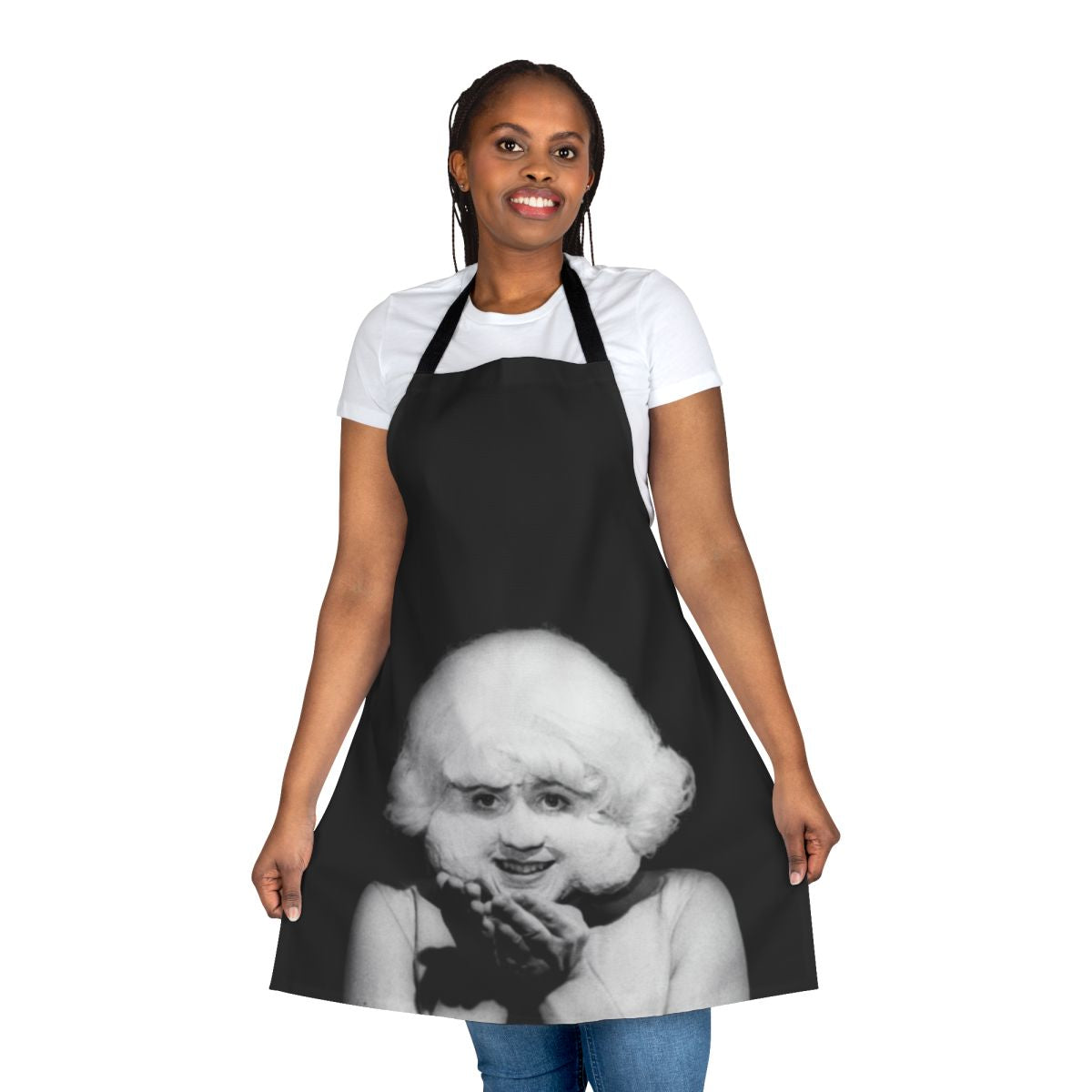 "Eraserhead-inspired lady in the radiator apron featuring a unique design for fans of the cult classic film"