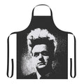 Eraserhead-inspired transparent apron with a vintage 70s/80s style