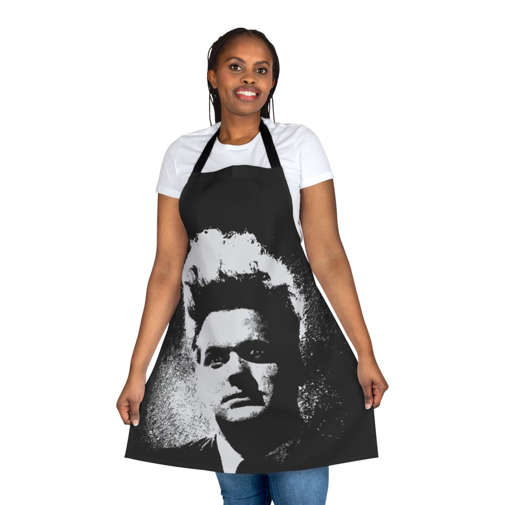 Eraserhead-inspired transparent apron with a vintage 70s/80s style