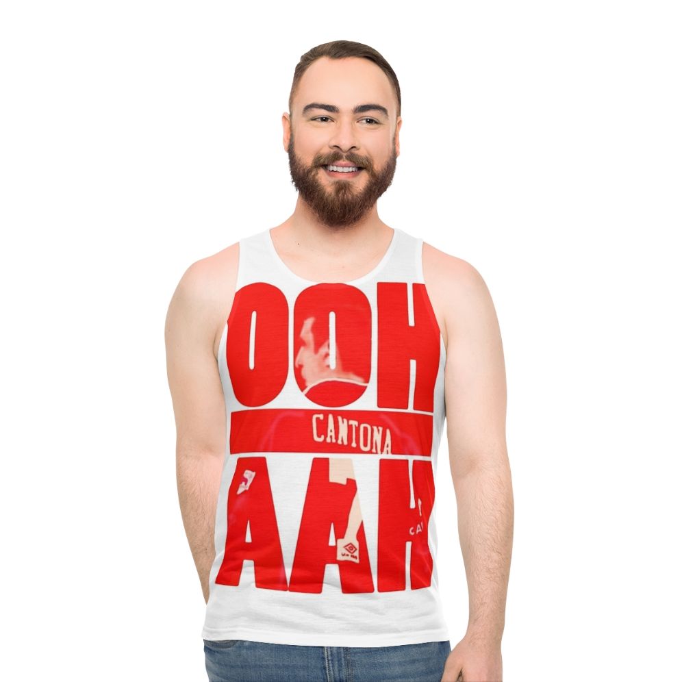 Eric Cantona Manchester United Football Legend Unisex Tank Top