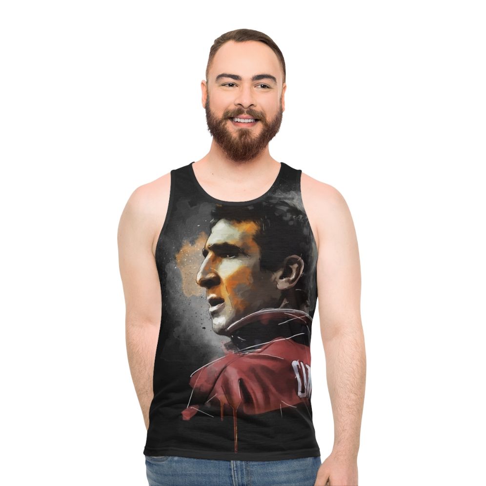 Eric Cantona Manchester United Painting Unisex Tank Top