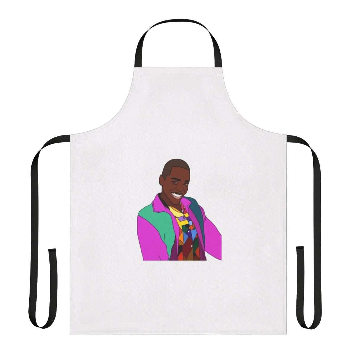 Eric Effiong-inspired apron with a playful and inclusive design