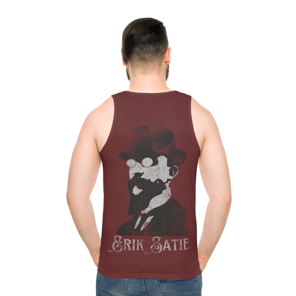 Erik Satie minimalist composer unisex tank top