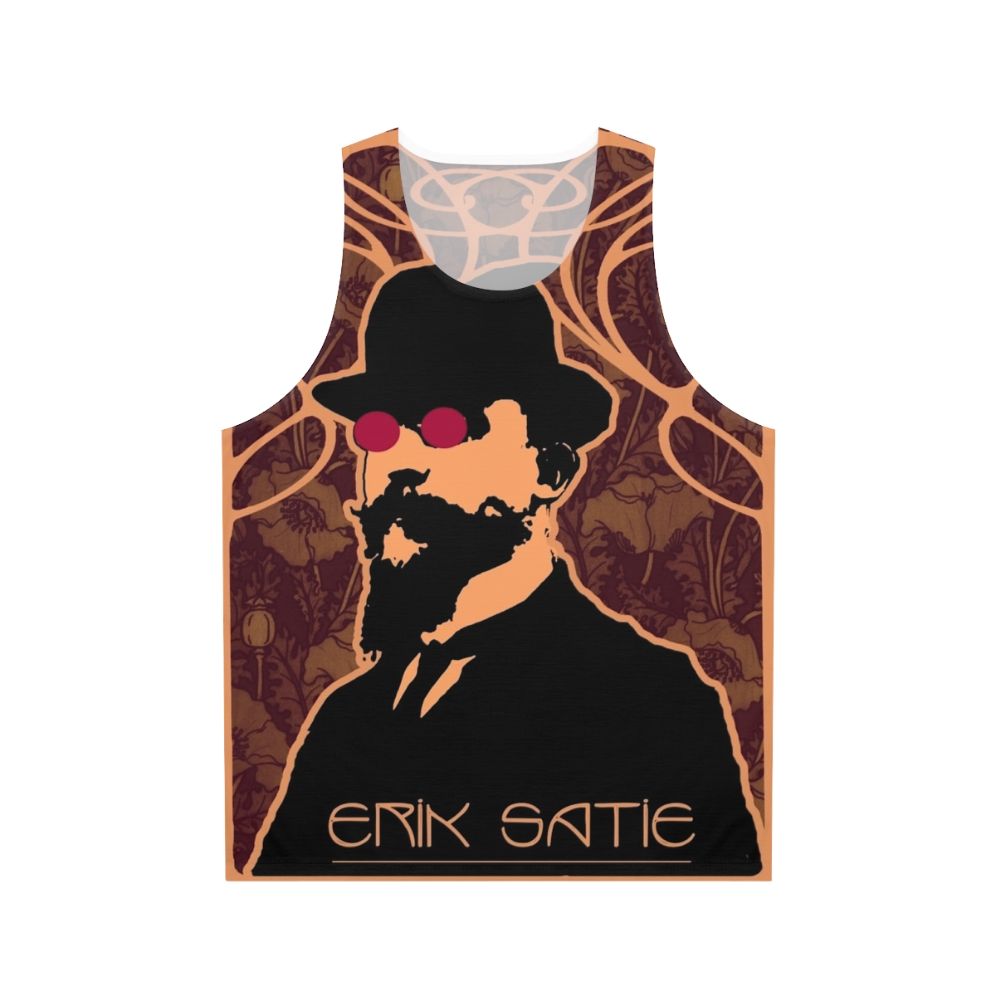 Erik Satie classical music inspired psychedelic dream unisex tank top