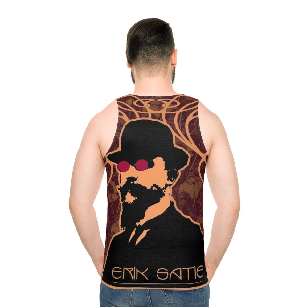Erik Satie classical music inspired psychedelic dream unisex tank top