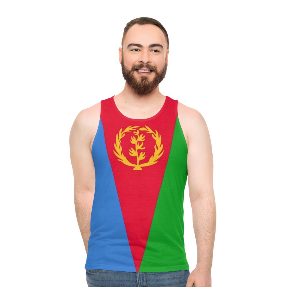 Eritrea flag unisex tank top