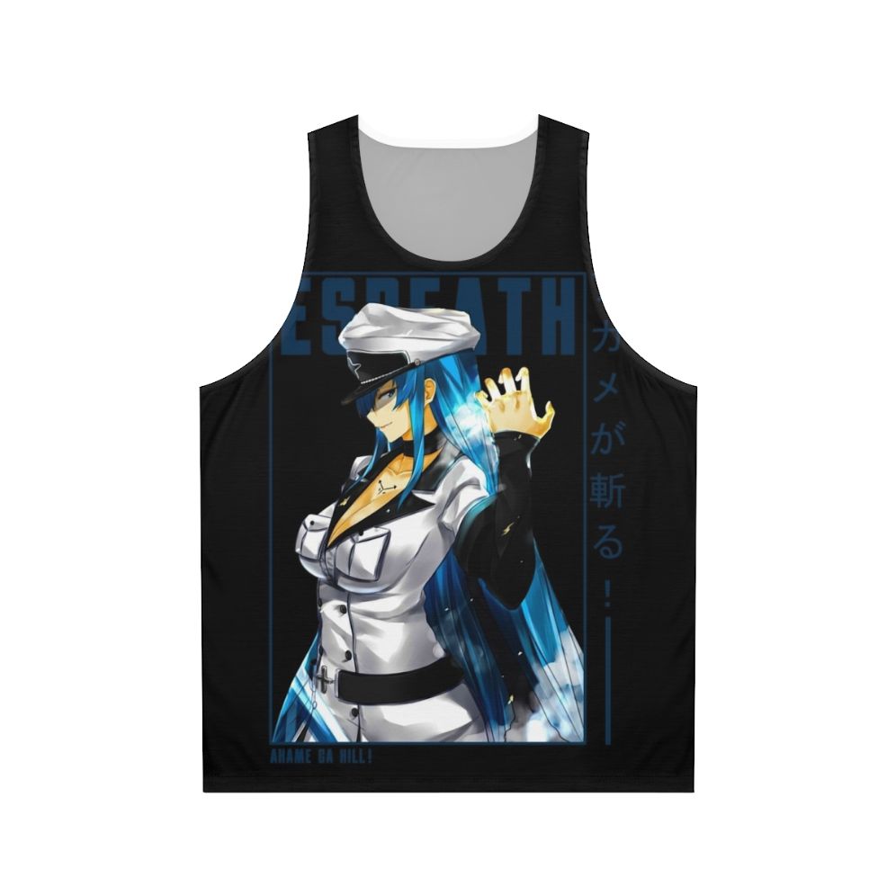 Esdeath Akame Ga Kill anime unisex tank top