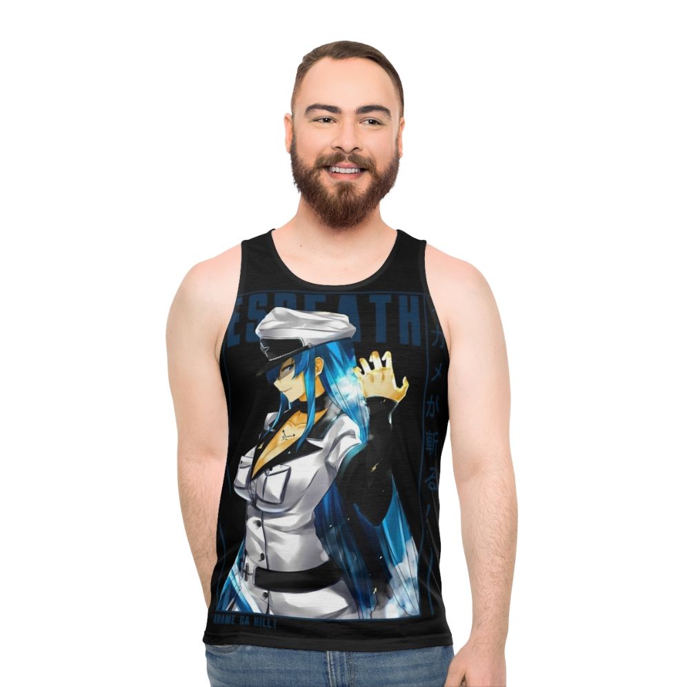 Esdeath Akame Ga Kill anime unisex tank top