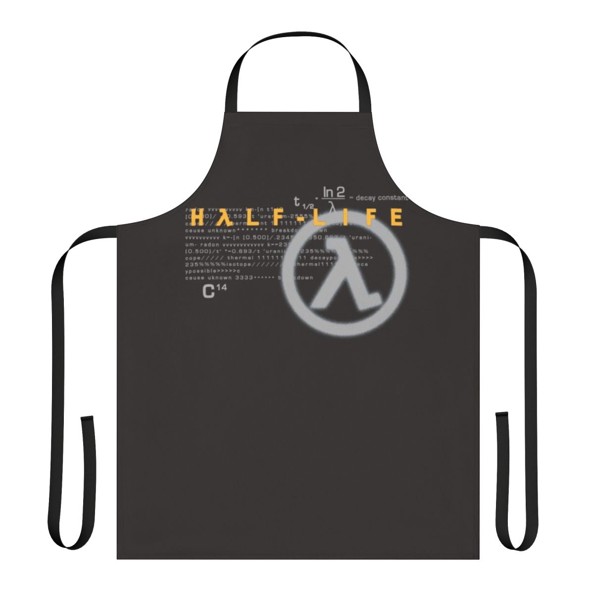 Half Life 1998 inspired t-shirt apron with essential gamer design
