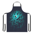 Apron featuring a mystical, angelic design with blue skies, trees, and a serene, spiritual atmosphere.