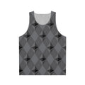 Ethereum pattern unisex tank top