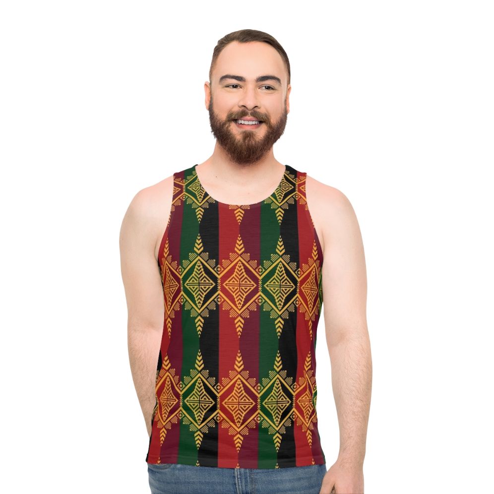 Ethnic Filipino Tribal Inaul Unisex Tank Top