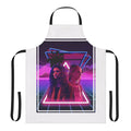 Euphoria-inspired apron featuring the characters Rules, Rue, and Jules