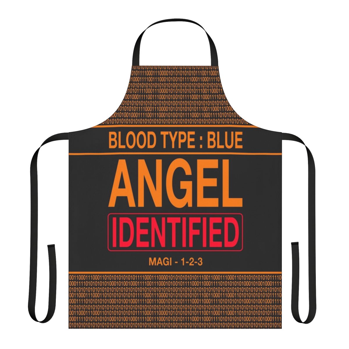 Evangelion-inspired apron featuring the Angels from the anime series Neon Genesis Evangelion