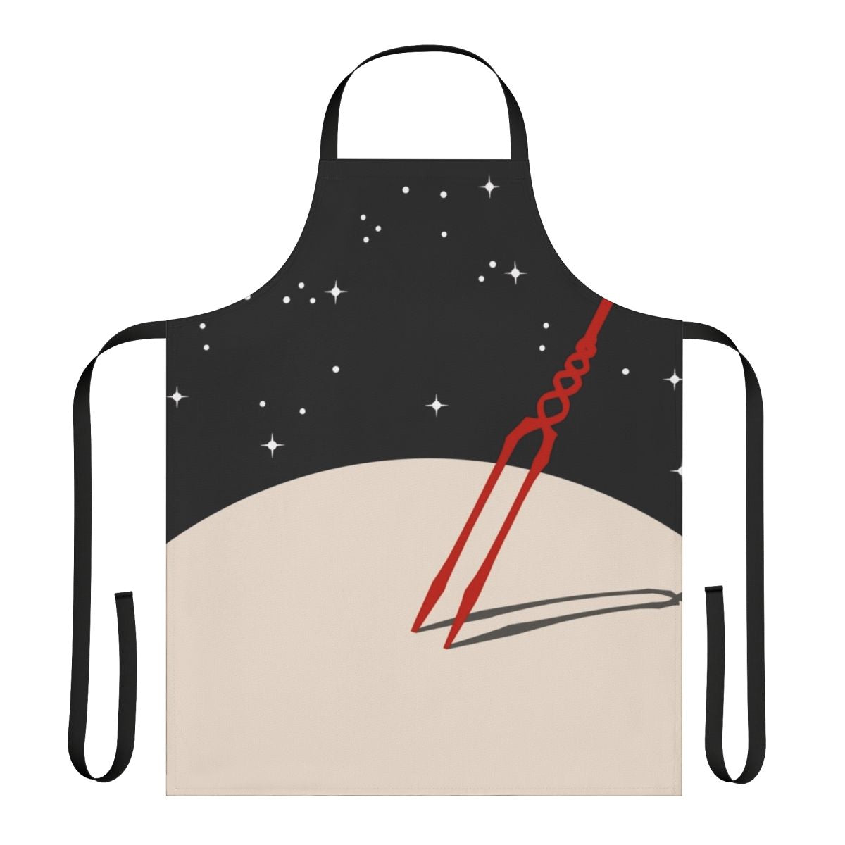 Apron featuring the iconic Lance of Longinus from the anime series Neon Genesis Evangelion