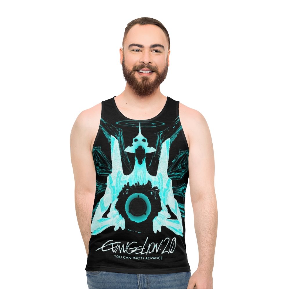 Evangelion Unit 01 Angel Logo Unisex Tank Top