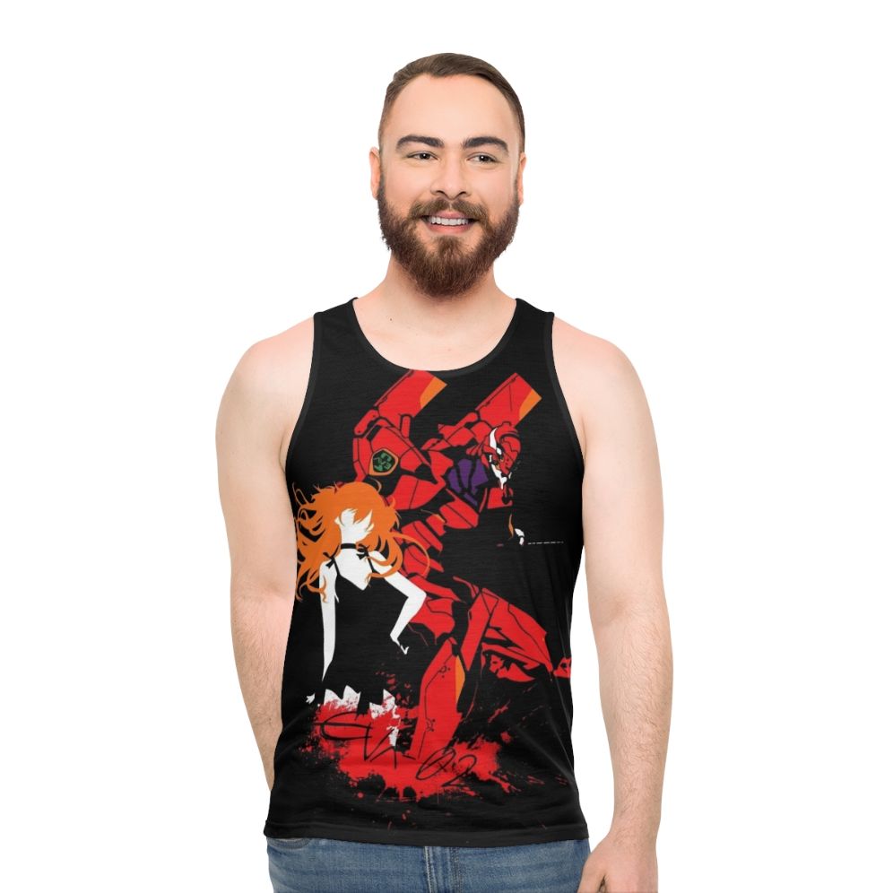 Evangelion Unit 02 Anime Tank Top