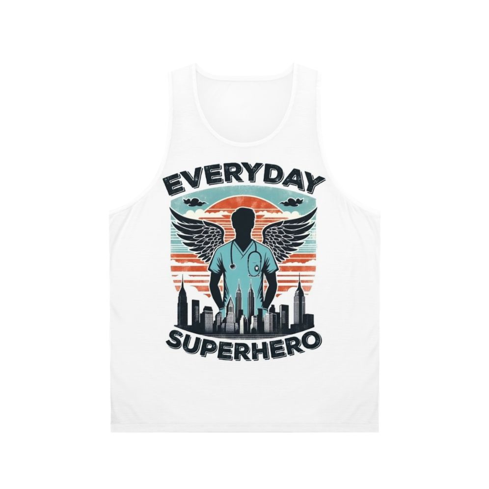 Everyday Superhero Male Nurse Unisex Tank Top