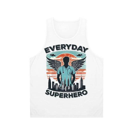 Everyday Superhero Male Nurse Unisex Tank Top