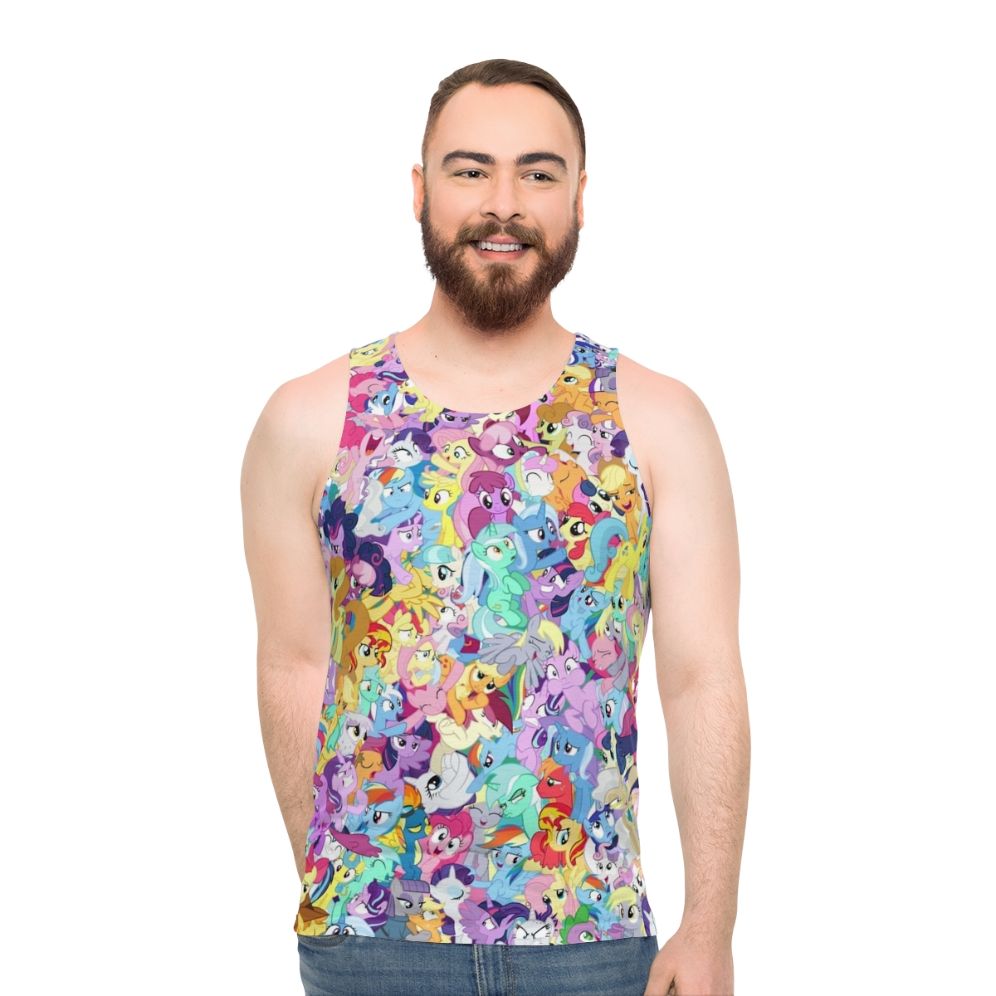 Everypony Unisex Tank Top with My Little Pony Characters