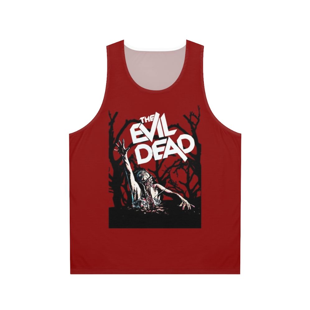Evil Dead Unisex Tank Top with Ash Williams and the Boomstick