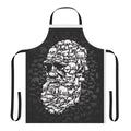 Apron featuring the text "Darwin's Endless Forms" against a natural science themed background.