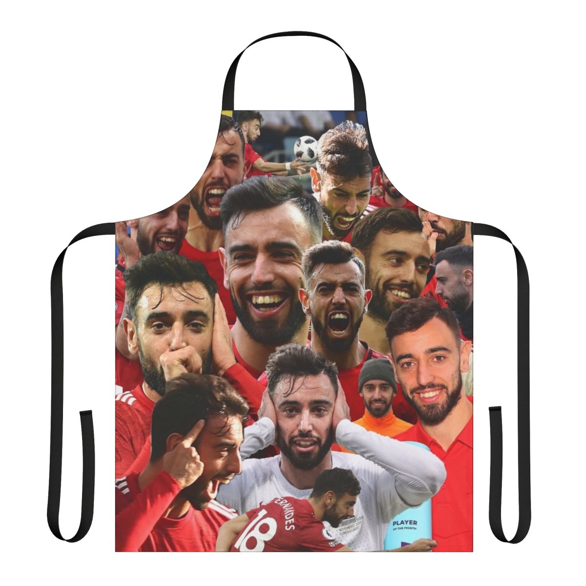 Stylish Bruno Fernandes-themed apron for the passionate football fan and home chef