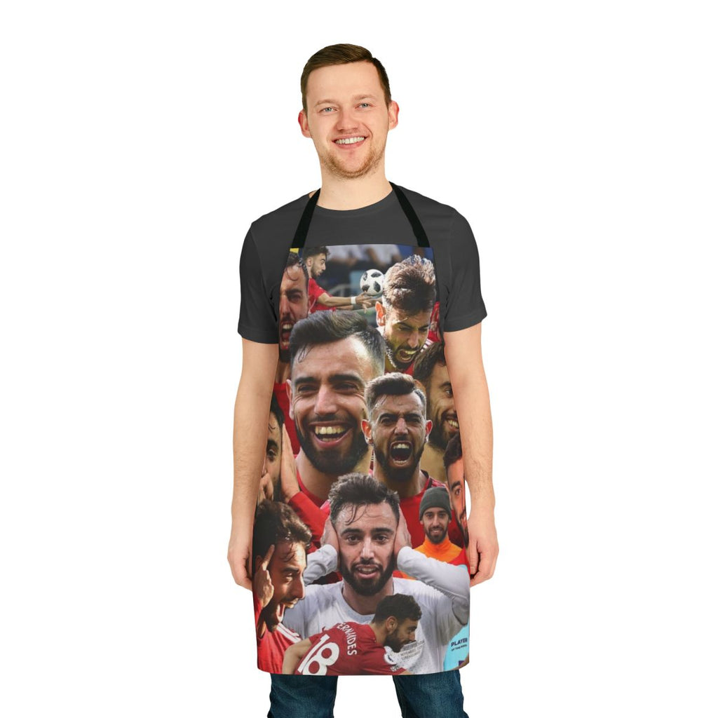 Stylish Bruno Fernandes-themed apron for the passionate football fan and home chef
