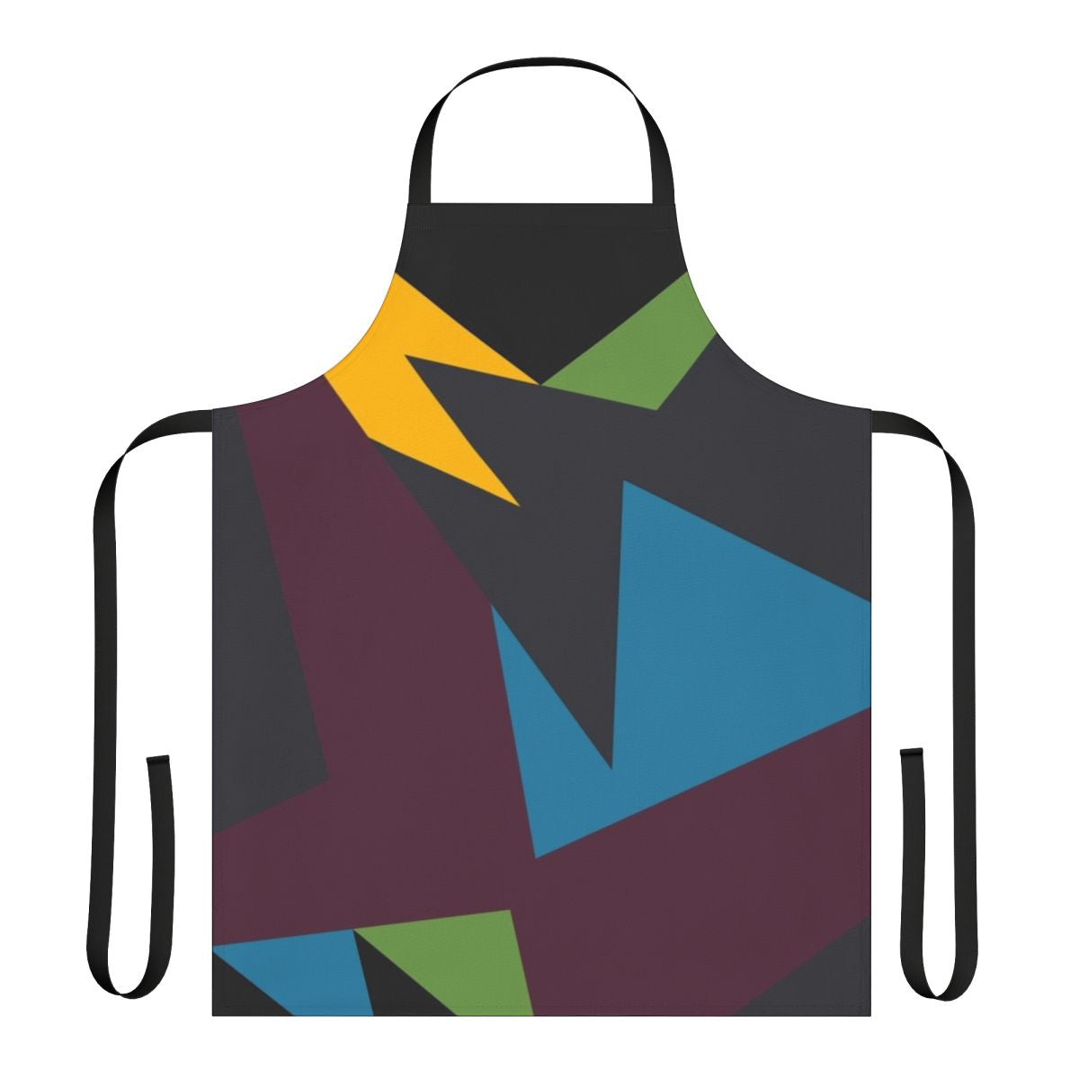 Close-up of a stylish apron featuring a design inspired by the iconic Jordan Vii Bordeaux sneaker