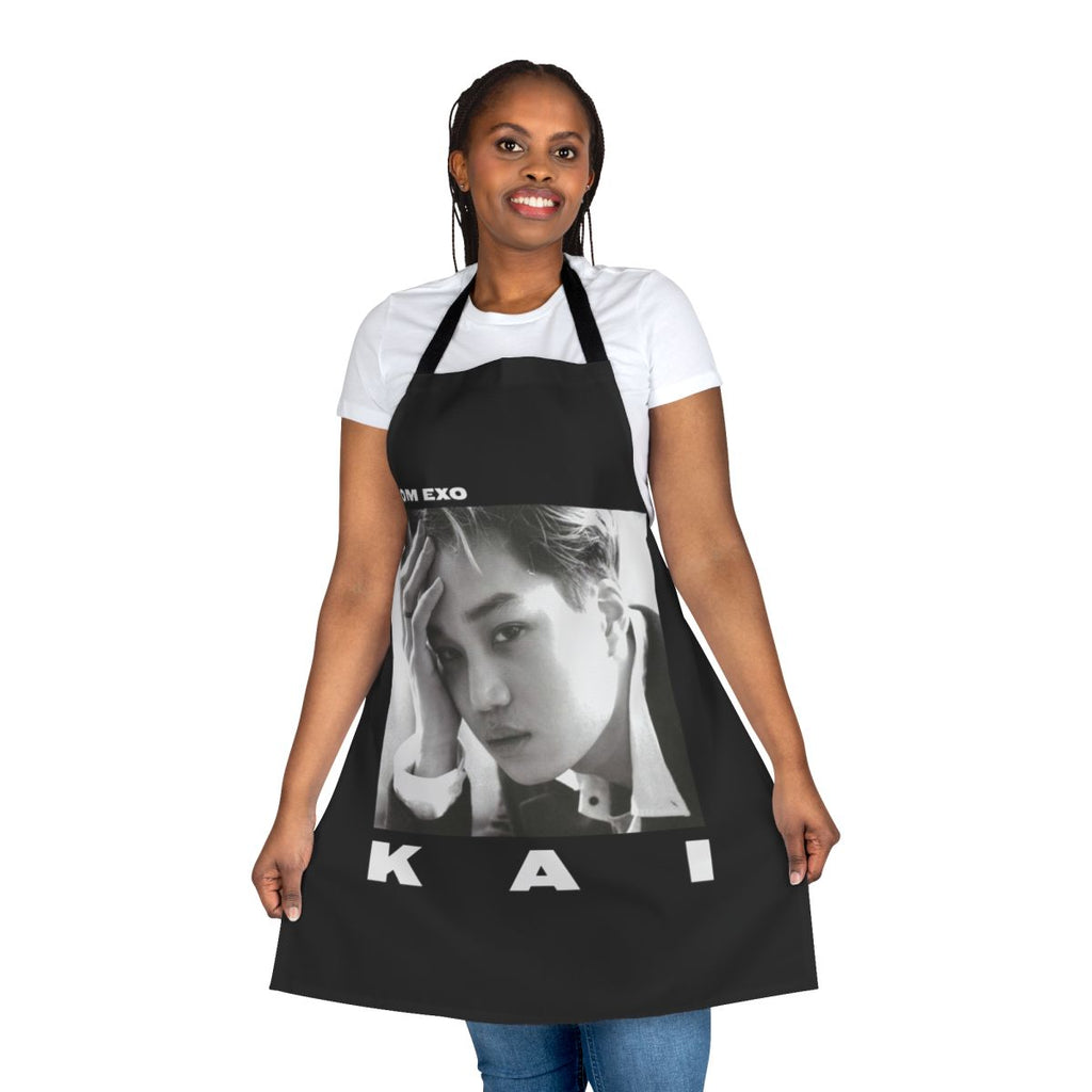 Exo Kai Inspired Apron - Stylish Cooking Accessory for K-Pop Fans