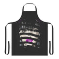 Exotica Purple Disco Apron with Music Motif