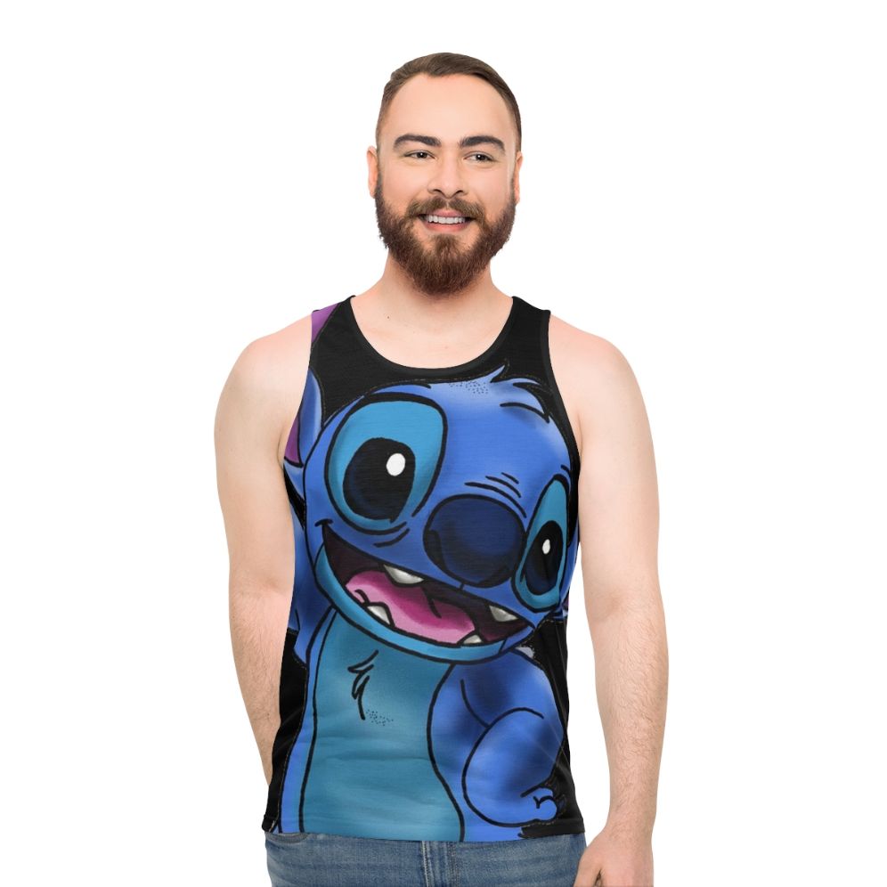 Experiment 626 Stitch Alien Unisex Tank Top