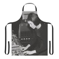 Apron featuring the name and image of electronic music pioneer Delia Derbyshire