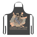 Exploding dog helicopter cartoon kitchen apron