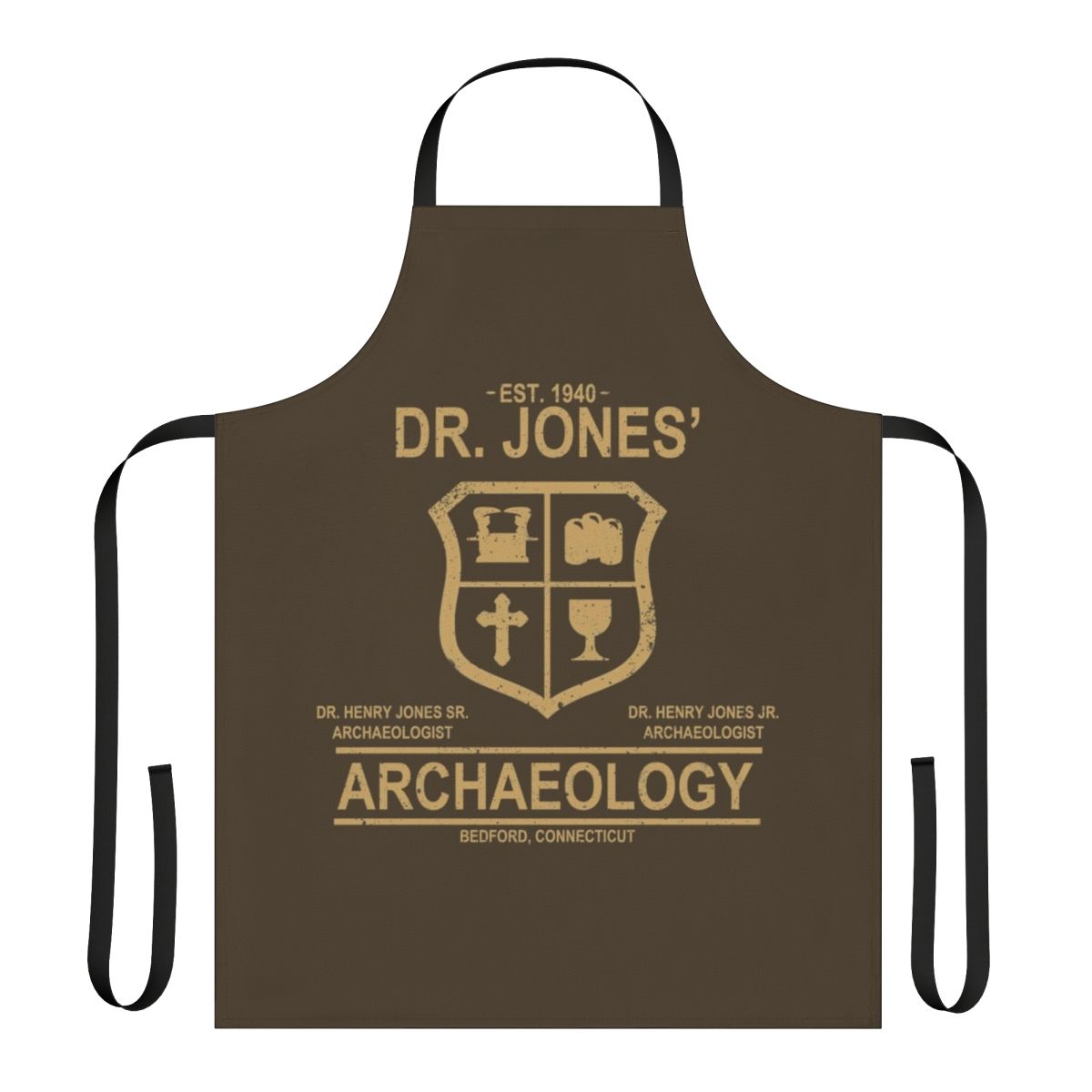 Archaeology Apron featuring the iconic Dr. Jones look for fans of Indiana Jones