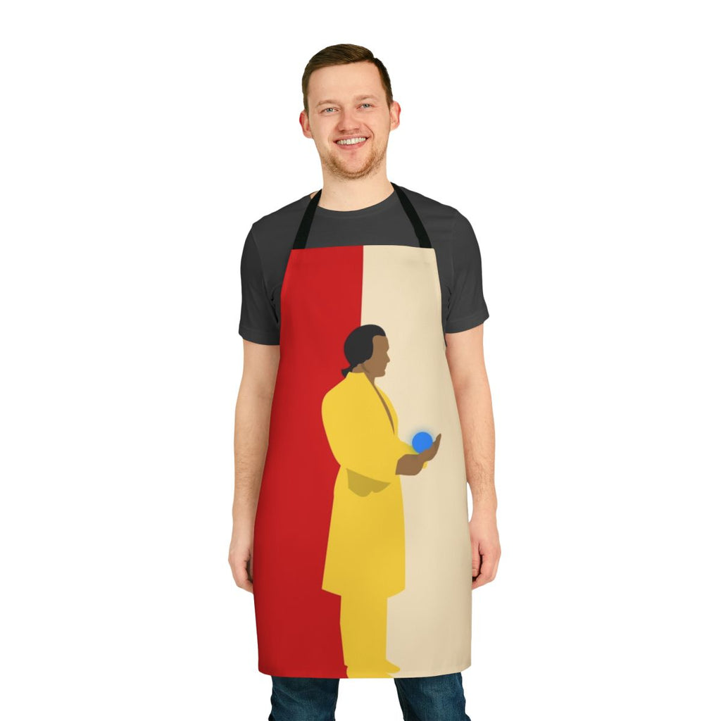 Space-themed apron with "Space Seed" design, inspired by Star Trek