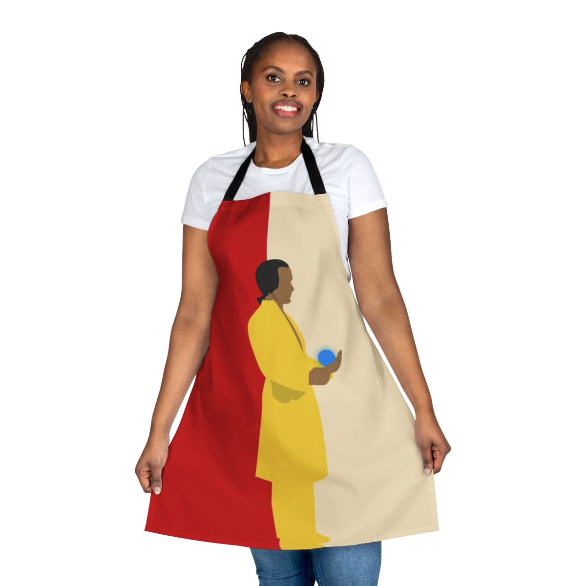 Space-themed apron with "Space Seed" design, inspired by Star Trek