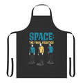 Stylish Star Trek-Inspired Apron featuring the Enterprise, Spock, and Captain Kirk