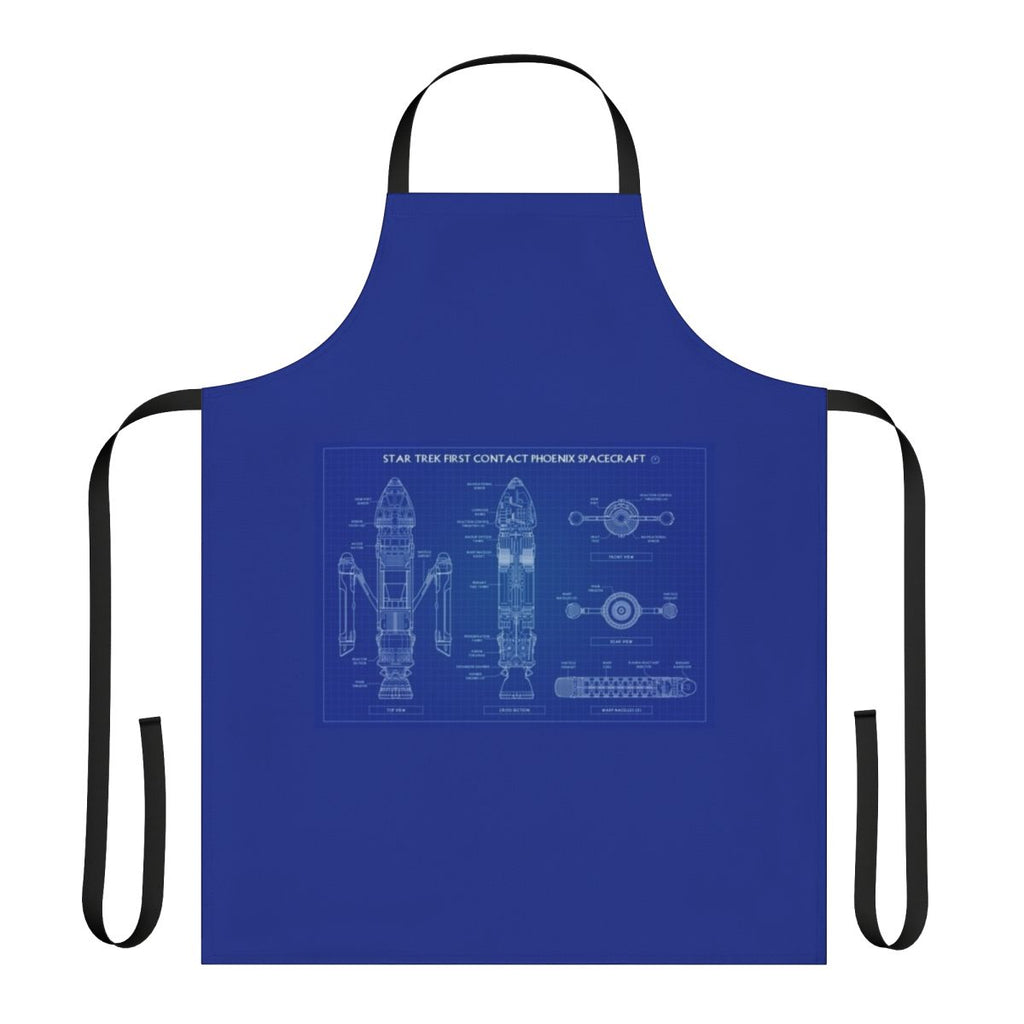 Apron featuring the iconic Phoenix spacecraft from the Star Trek: First Contact film
