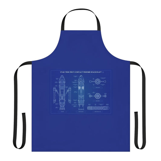 Apron featuring the iconic Phoenix spacecraft from the Star Trek: First Contact film
