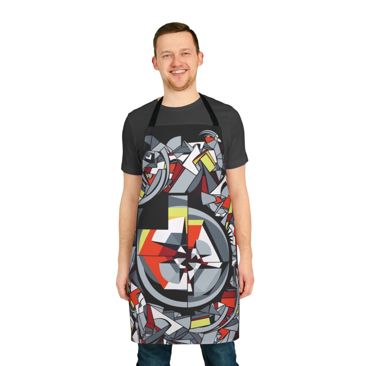 Apron featuring the "Meaning of Music" design, inspired by Jordan Peterson's philosophy.