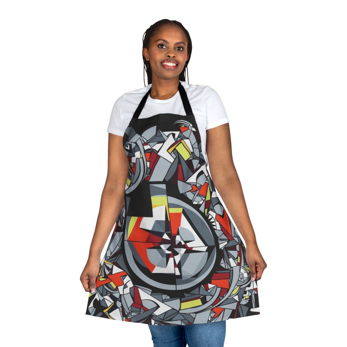 Apron featuring the "Meaning of Music" design, inspired by Jordan Peterson's philosophy.