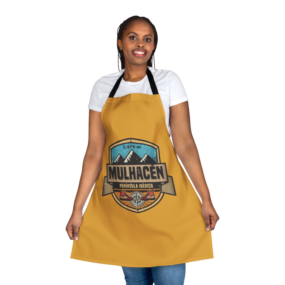Apron featuring the iconic silhouette of the Mulhacen peak in Spain's Sierra Nevada mountains