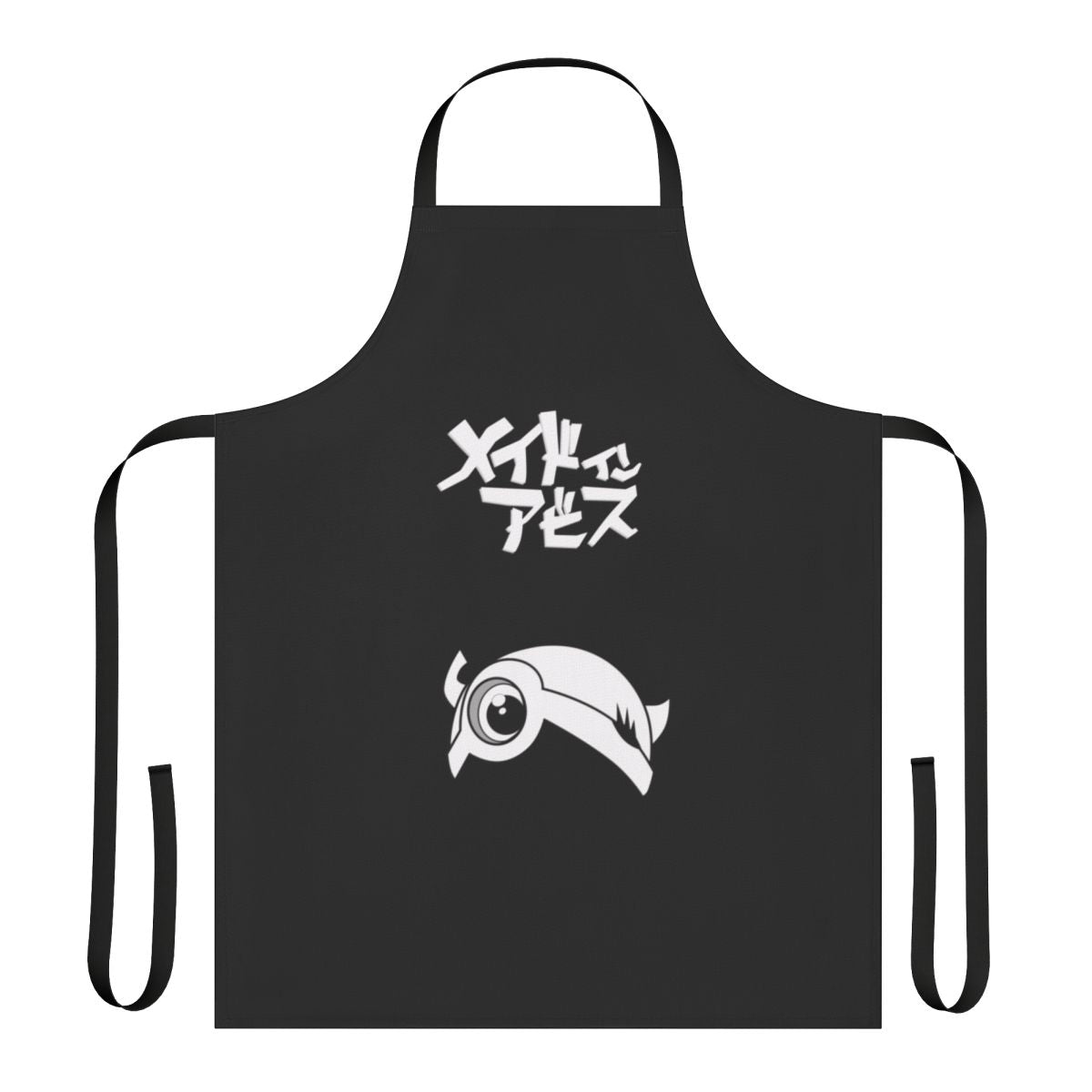 Stylish apron featuring characters and elements from the anime "Made in Abyss"
