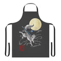 Detailed apron featuring Sif the Great Wolf from Dark Souls