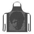 Ezekiel 25:17 inspired apron with quote and pop art design, a tribute to the cult classic movie Pulp Fiction.
